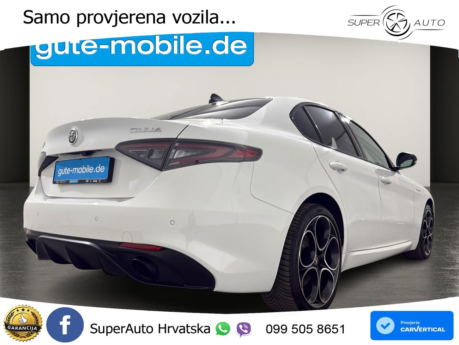 Alfa Romeo Giulia 2.0 Turbo (280 KS) Q4 Automatic MATRIX+GR SJED+KAM