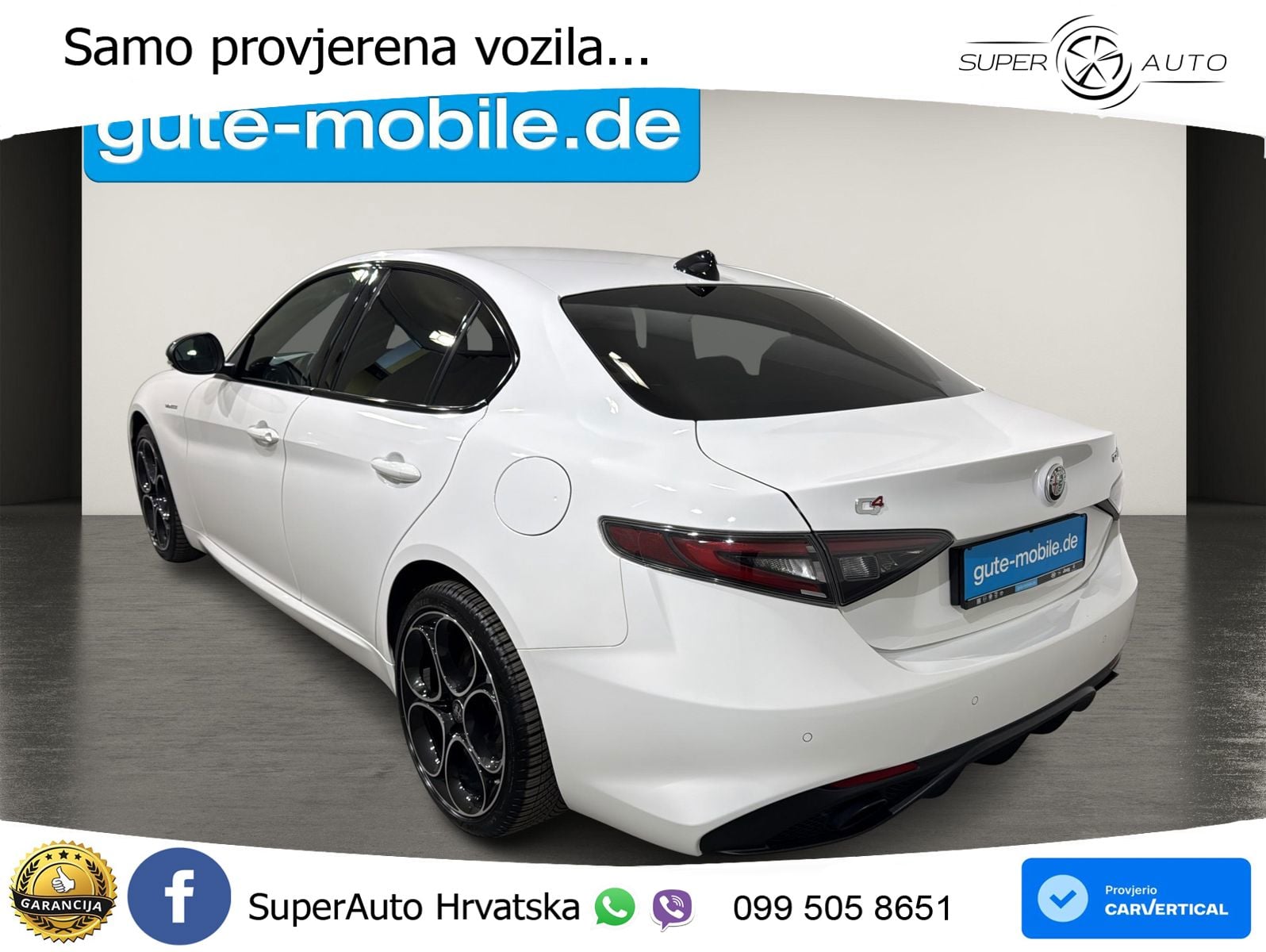 Alfa Romeo Giulia 2.0 Turbo (280 KS) Q4 Automatic MATRIX+GR SJED+KAM