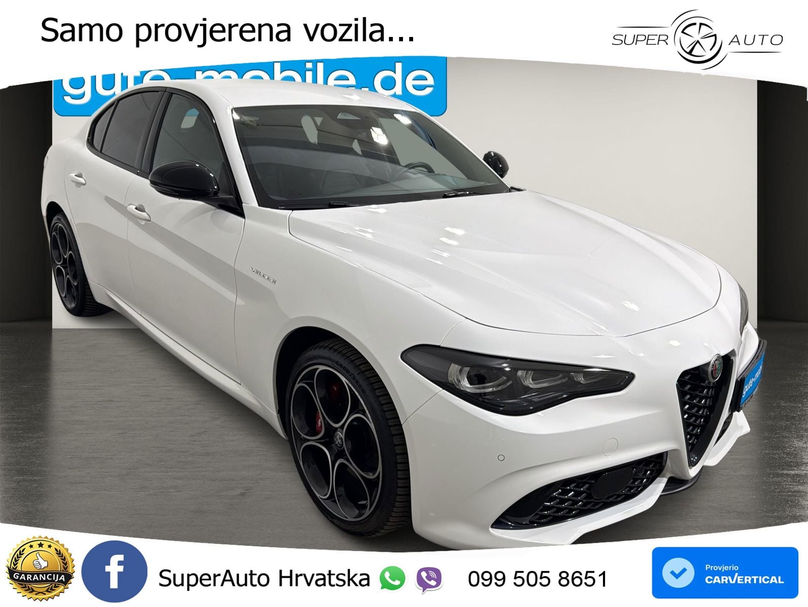 Alfa Romeo Giulia 2.0 Turbo (280 KS) Q4 Automatic MATRIX+GR SJED+KAM