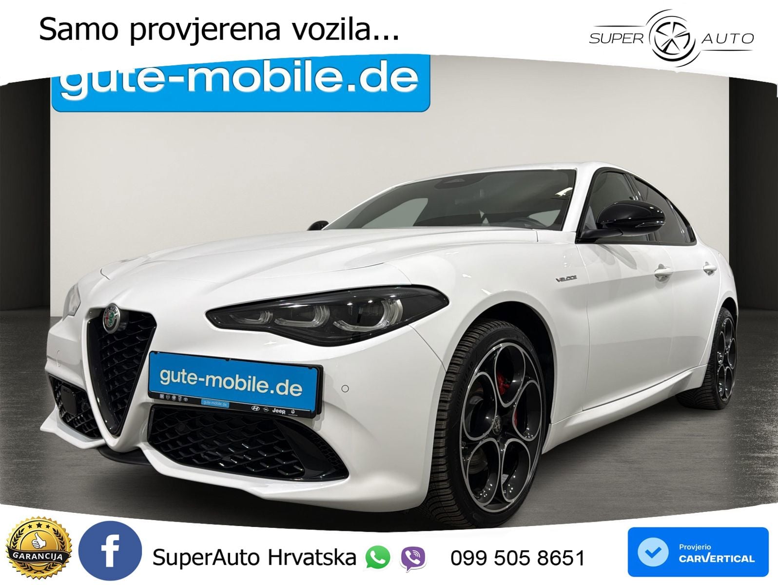 Alfa Romeo Giulia 2.0 Turbo (280 KS) Q4 Automatic MATRIX+GR SJED+KAM