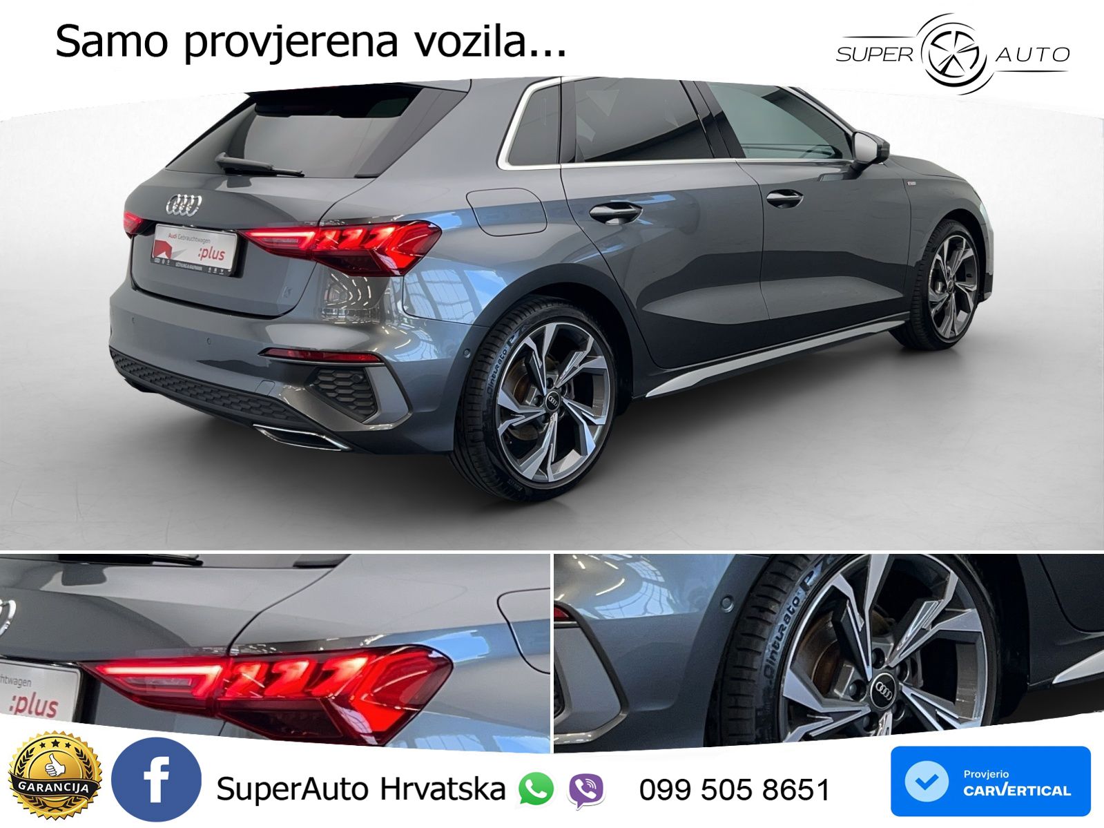 Audi A3 35 TFSI (150 KS) S tronic 2x S line LED+GR SJED+ACC