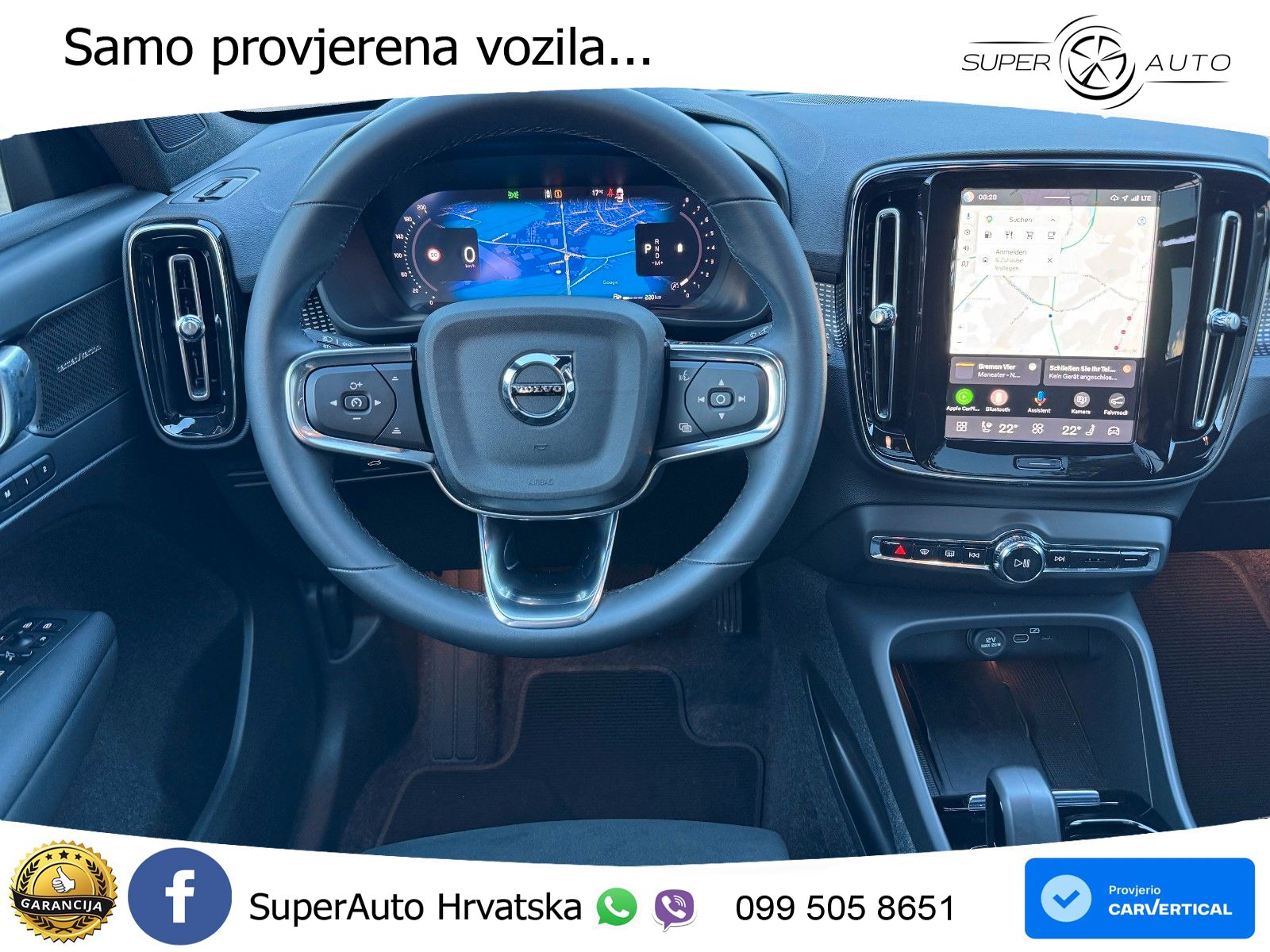 Volvo XC40 2.0 B4 197 KS Automatic ACC+GR SJED+360+PANO