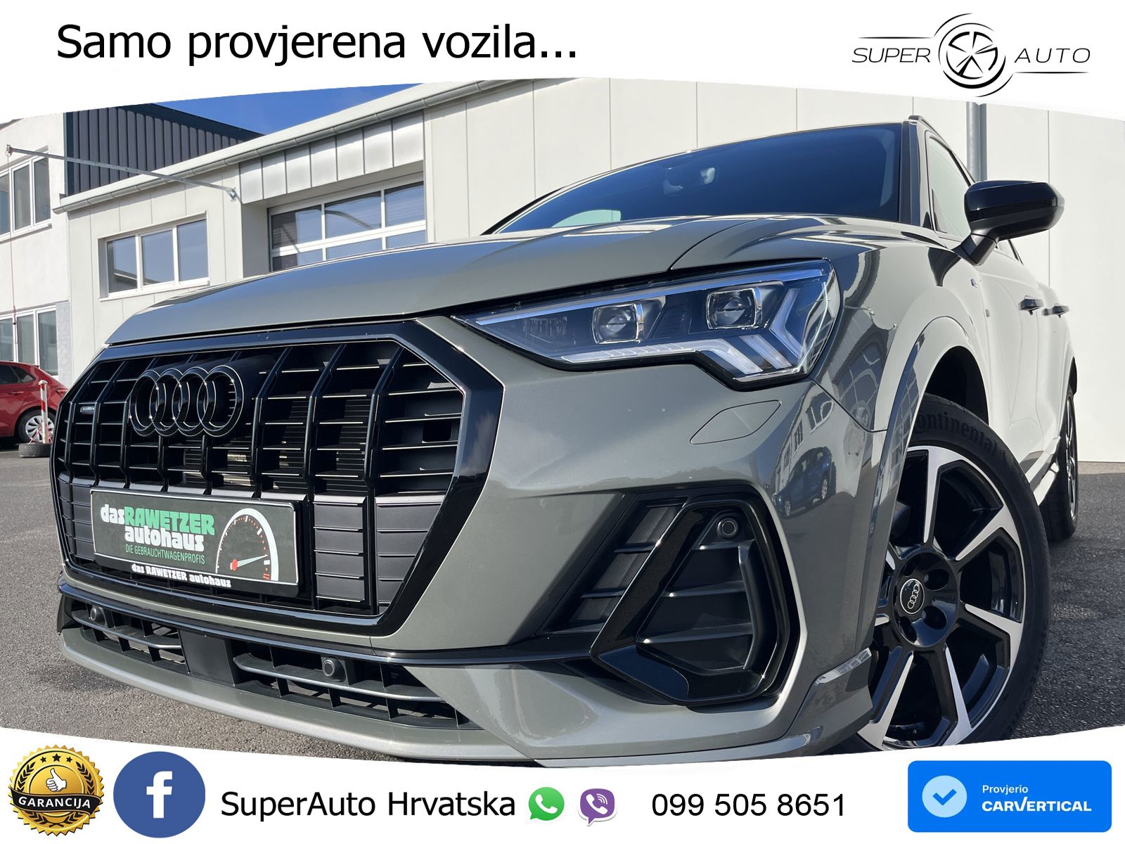 Audi Q3 40 TDI (193 KS) quattro S tronic S line MATRIX+GR SJED+KAM