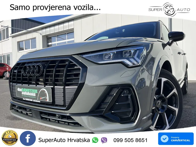 Audi Q3 40 TDI (193 KS) quattro S tronic S line MATRIX+GR SJED+KAM