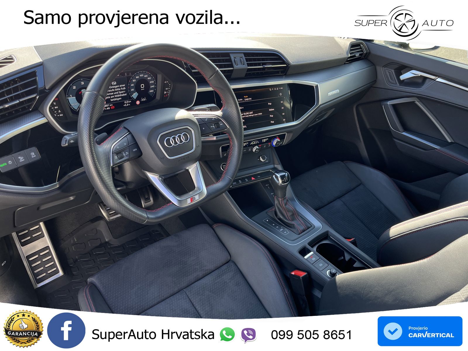 Audi Q3 40 TDI (193 KS) quattro S tronic S line MATRIX+GR SJED+KAM