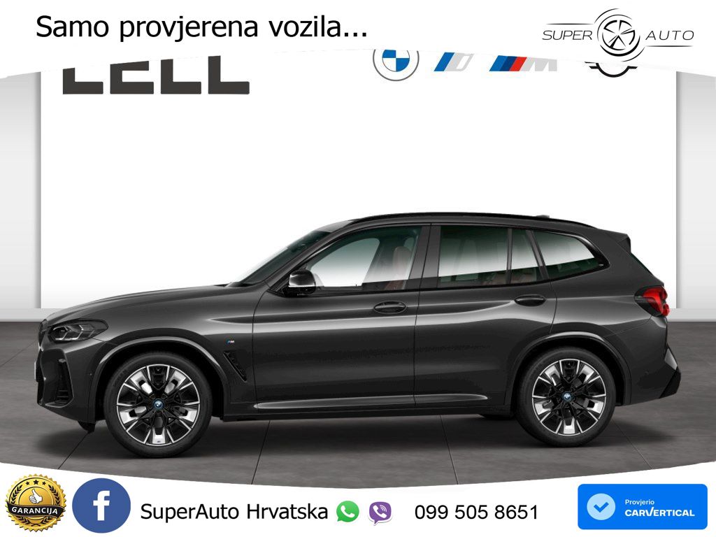 BMW iX3 80 kWh (286 KS) M Sport LED+GR SJED+ACC