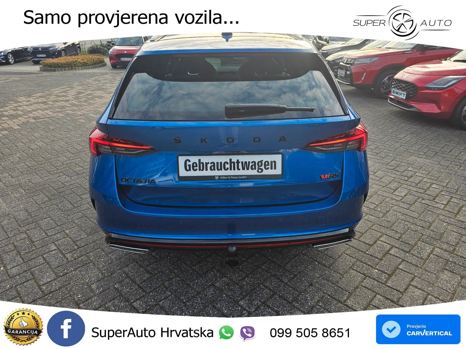 Škoda Octavia Combi RS 2.0 TDI (200 KS) DSG LED+GR SJED+ACC