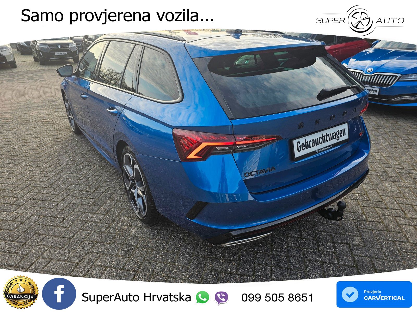 Škoda Octavia Combi RS 2.0 TDI (200 KS) DSG LED+GR SJED+ACC