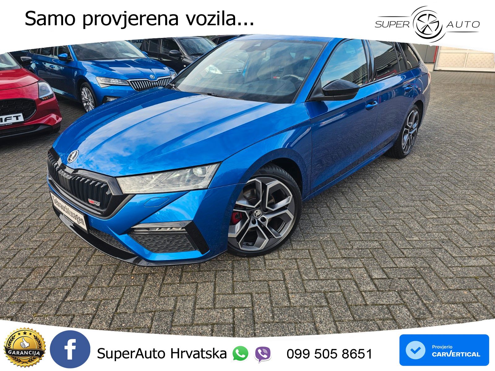 Škoda Octavia Combi RS 2.0 TDI (200 KS) DSG LED+GR SJED+ACC