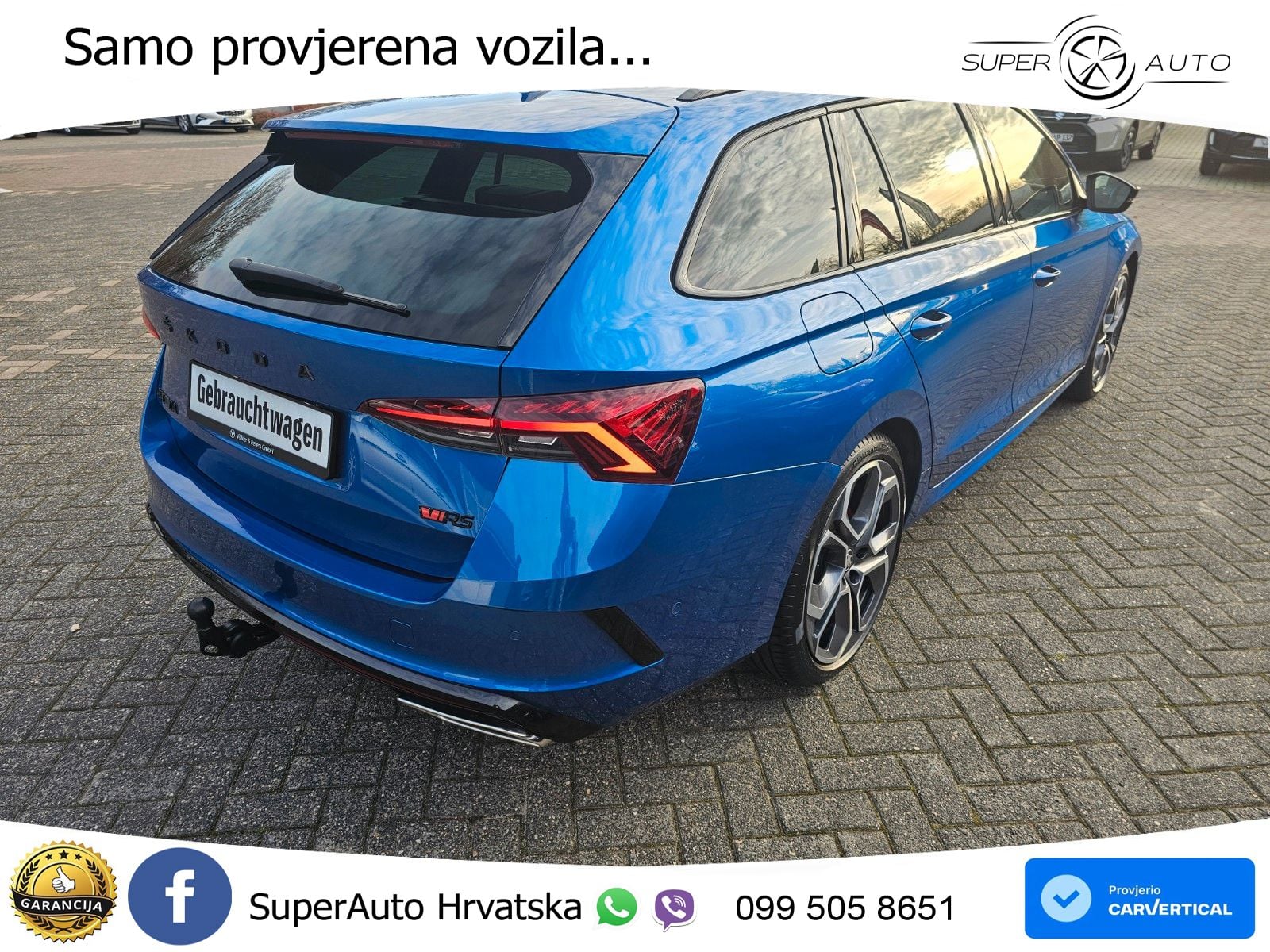 Škoda Octavia Combi RS 2.0 TDI (200 KS) DSG LED+GR SJED+ACC