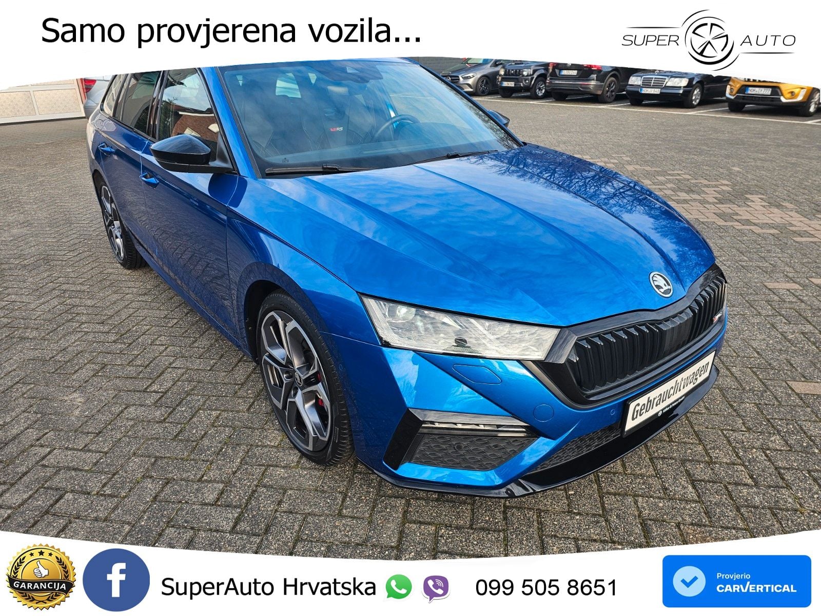 Škoda Octavia Combi RS 2.0 TDI (200 KS) DSG LED+GR SJED+ACC