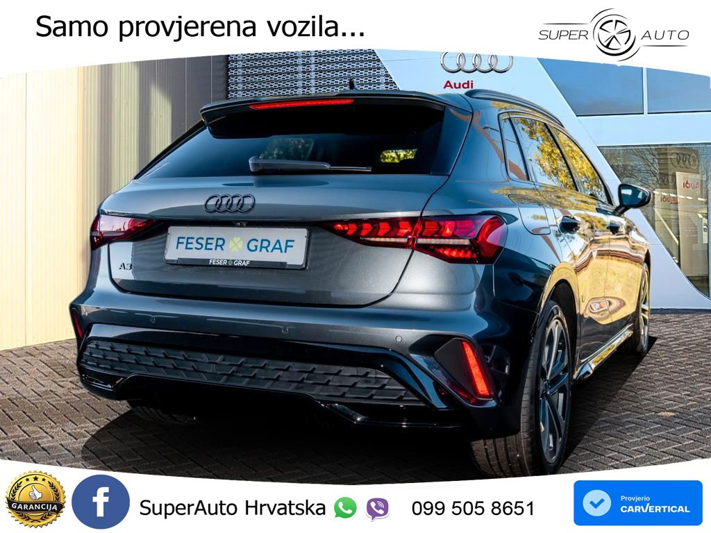 Audi A3 35 TFSI (150 KS) S tronic MATRIX+GR SJED+KAM