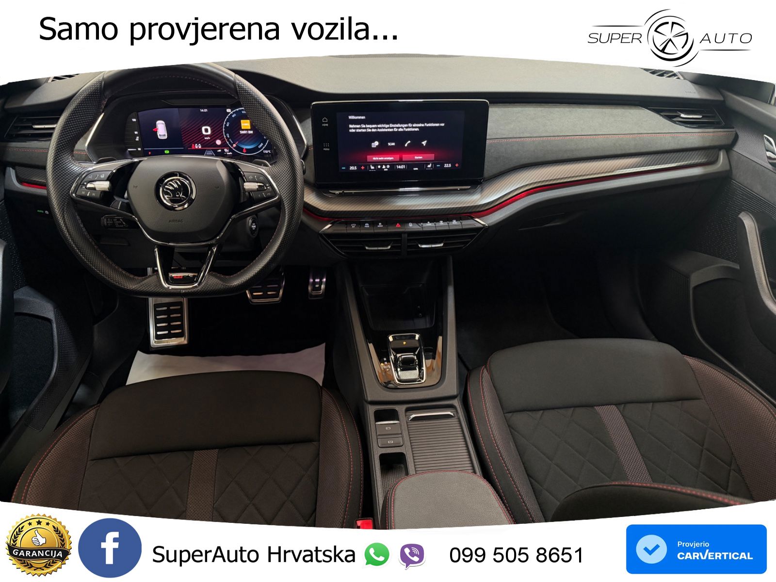 Škoda Octavia Combi RS 2.0 TDI (200 KS) DSG LED+GR SJED+ACC