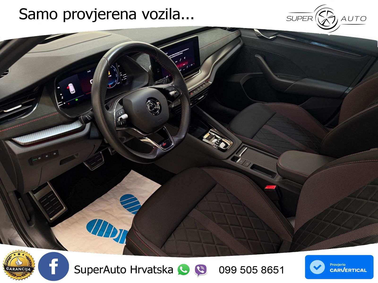 Škoda Octavia Combi RS 2.0 TDI (200 KS) DSG LED+GR SJED+ACC