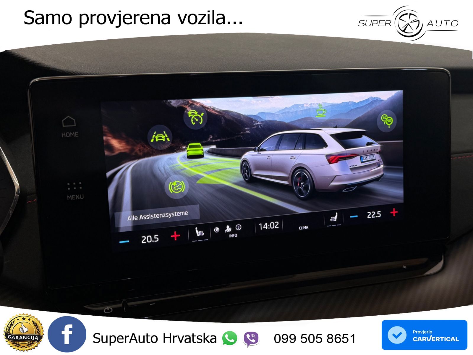 Škoda Octavia Combi RS 2.0 TDI (200 KS) DSG LED+GR SJED+ACC
