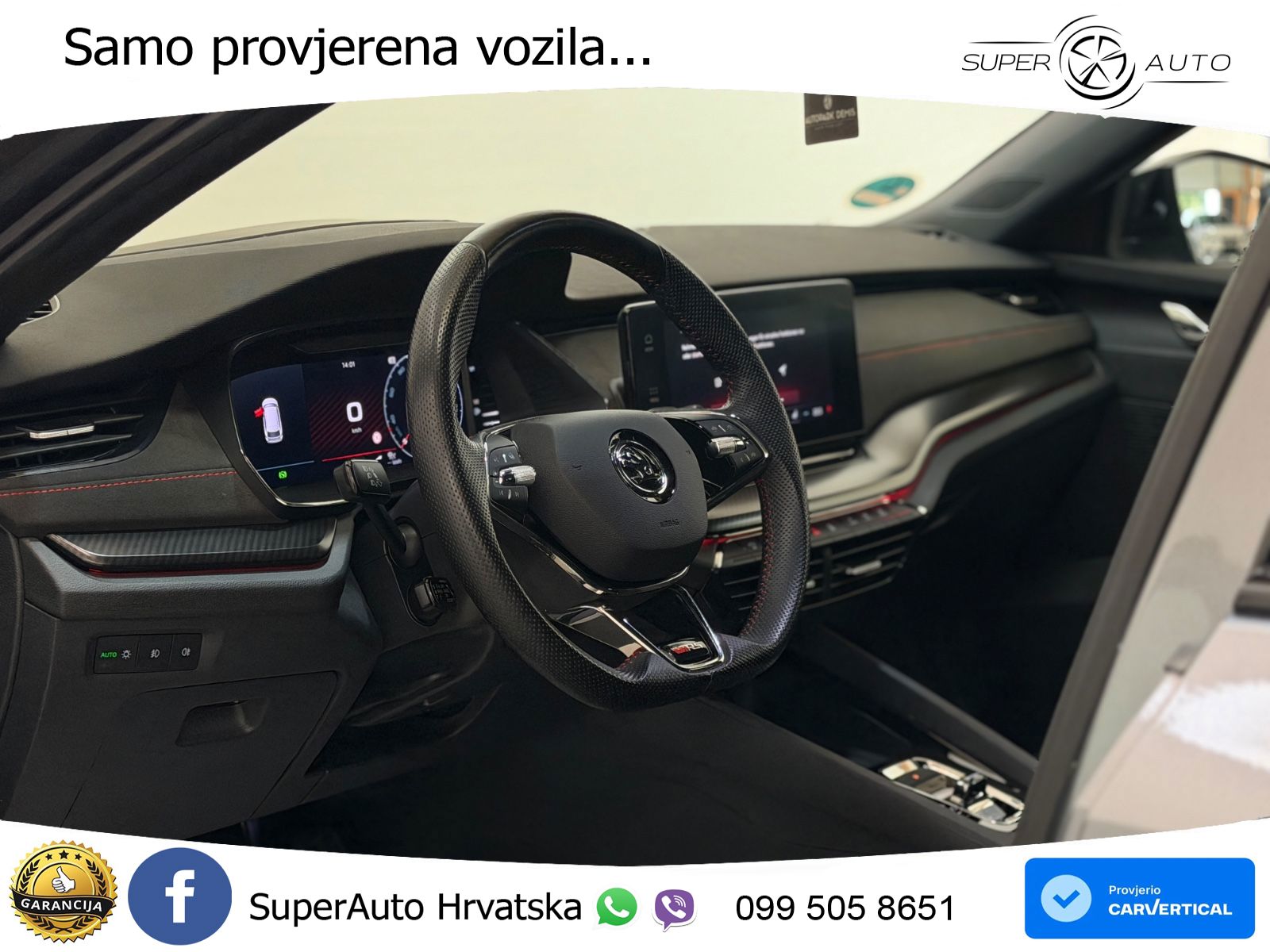 Škoda Octavia Combi RS 2.0 TDI (200 KS) DSG LED+GR SJED+ACC
