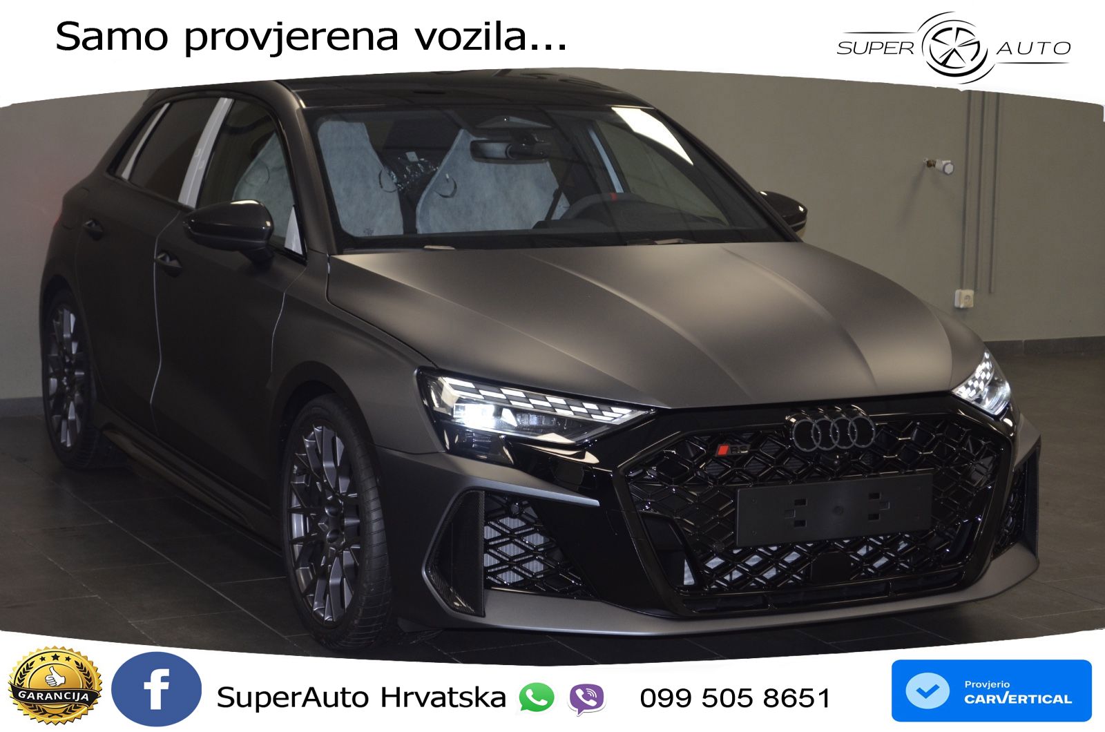 Audi RS3 Sedan 2.5 TFSI (400 KS) quattro S tronic LED+GR SJED+ACC