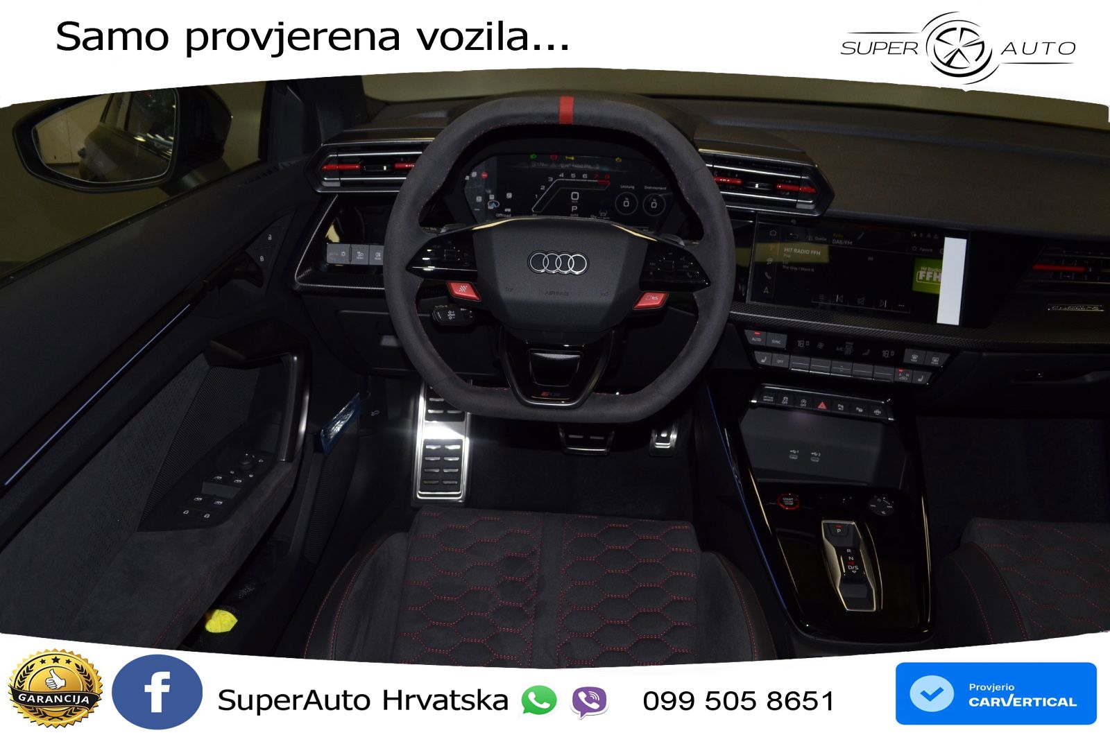 Audi RS3 Sedan 2.5 TFSI (400 KS) quattro S tronic LED+GR SJED+ACC