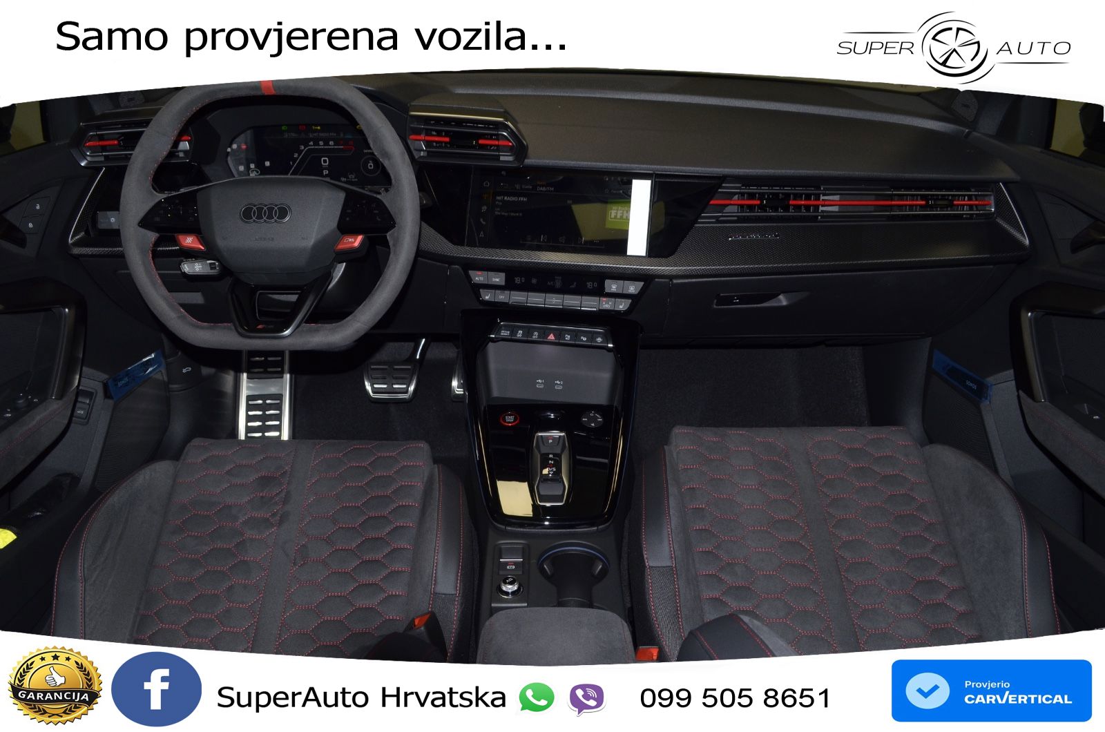 Audi RS3 Sedan 2.5 TFSI (400 KS) quattro S tronic LED+GR SJED+ACC
