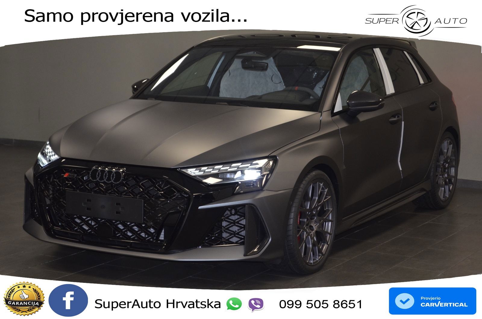 Audi RS3 Sedan 2.5 TFSI (400 KS) quattro S tronic LED+GR SJED+ACC