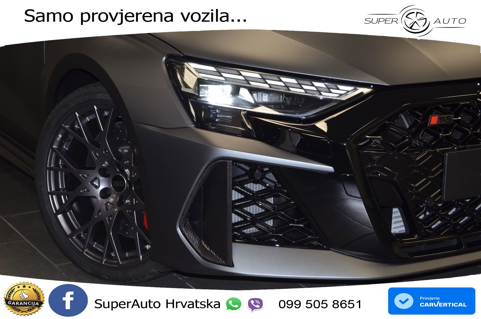 Audi RS3 Sedan 2.5 TFSI (400 KS) quattro S tronic LED+GR SJED+ACC