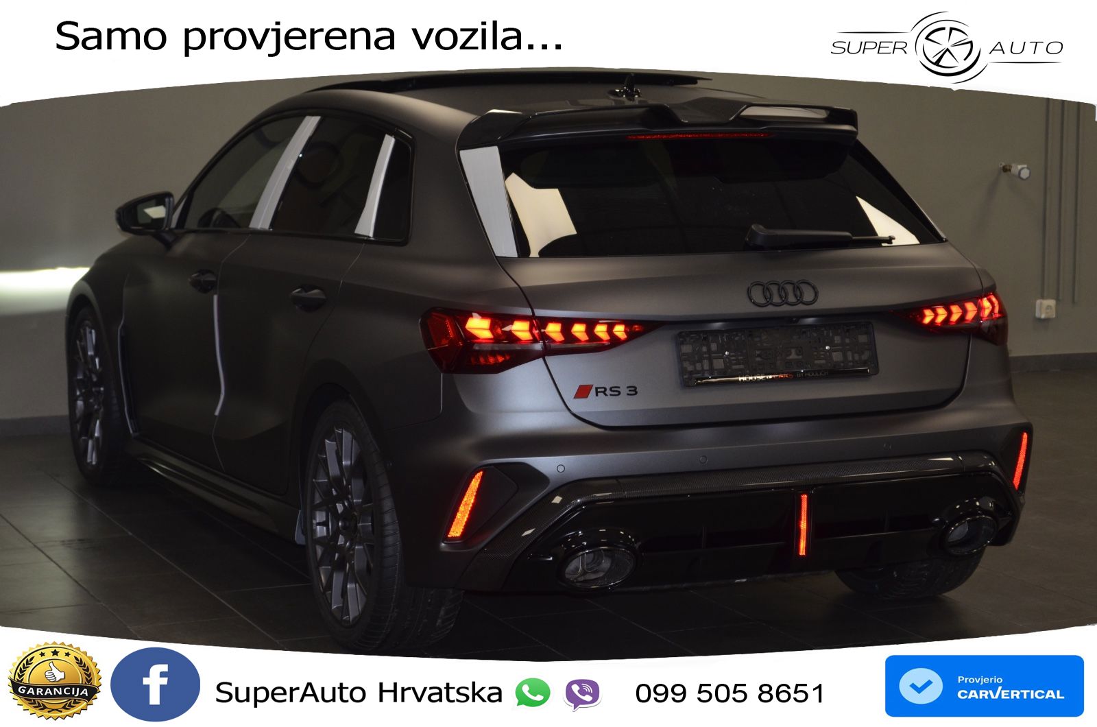 Audi RS3 Sedan 2.5 TFSI (400 KS) quattro S tronic LED+GR SJED+ACC