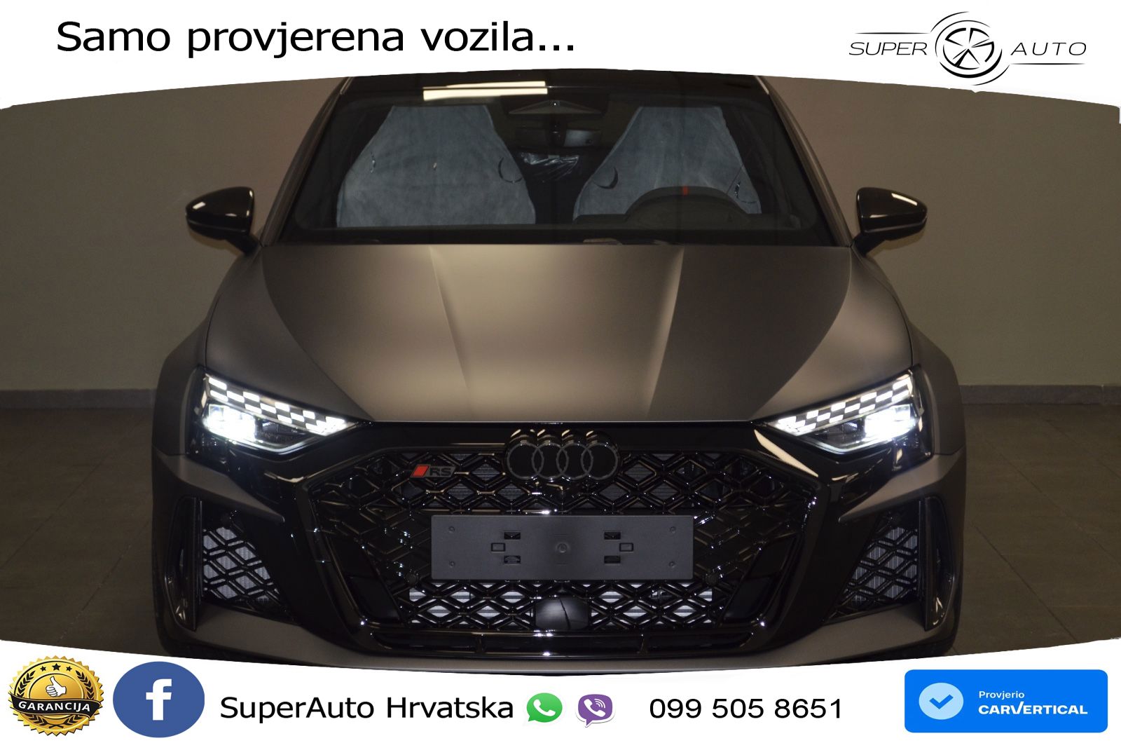 Audi RS3 Sedan 2.5 TFSI (400 KS) quattro S tronic LED+GR SJED+ACC