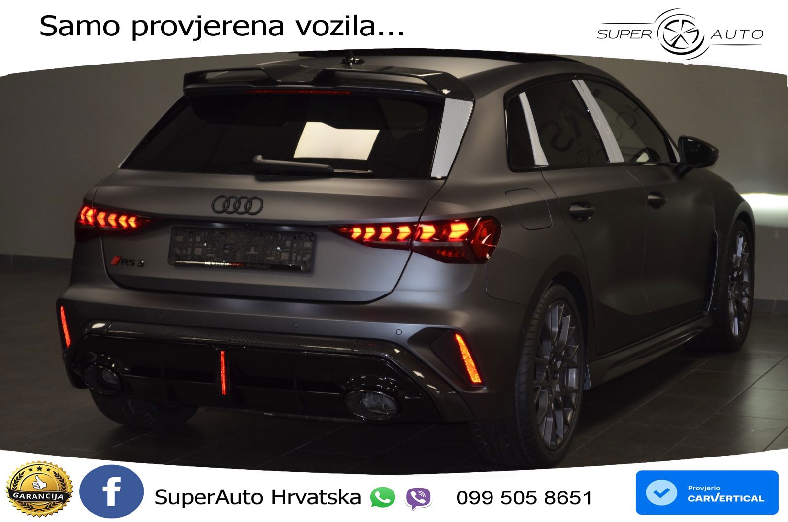Audi RS3 Sedan 2.5 TFSI (400 KS) quattro S tronic LED+GR SJED+ACC