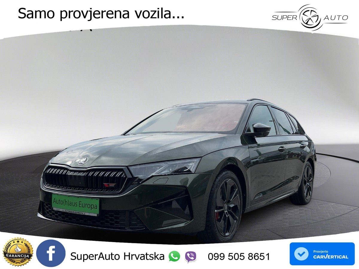 Škoda Octavia Combi RS 2.0 TSI (265 KS) DSG LED+GR SJED+ACC