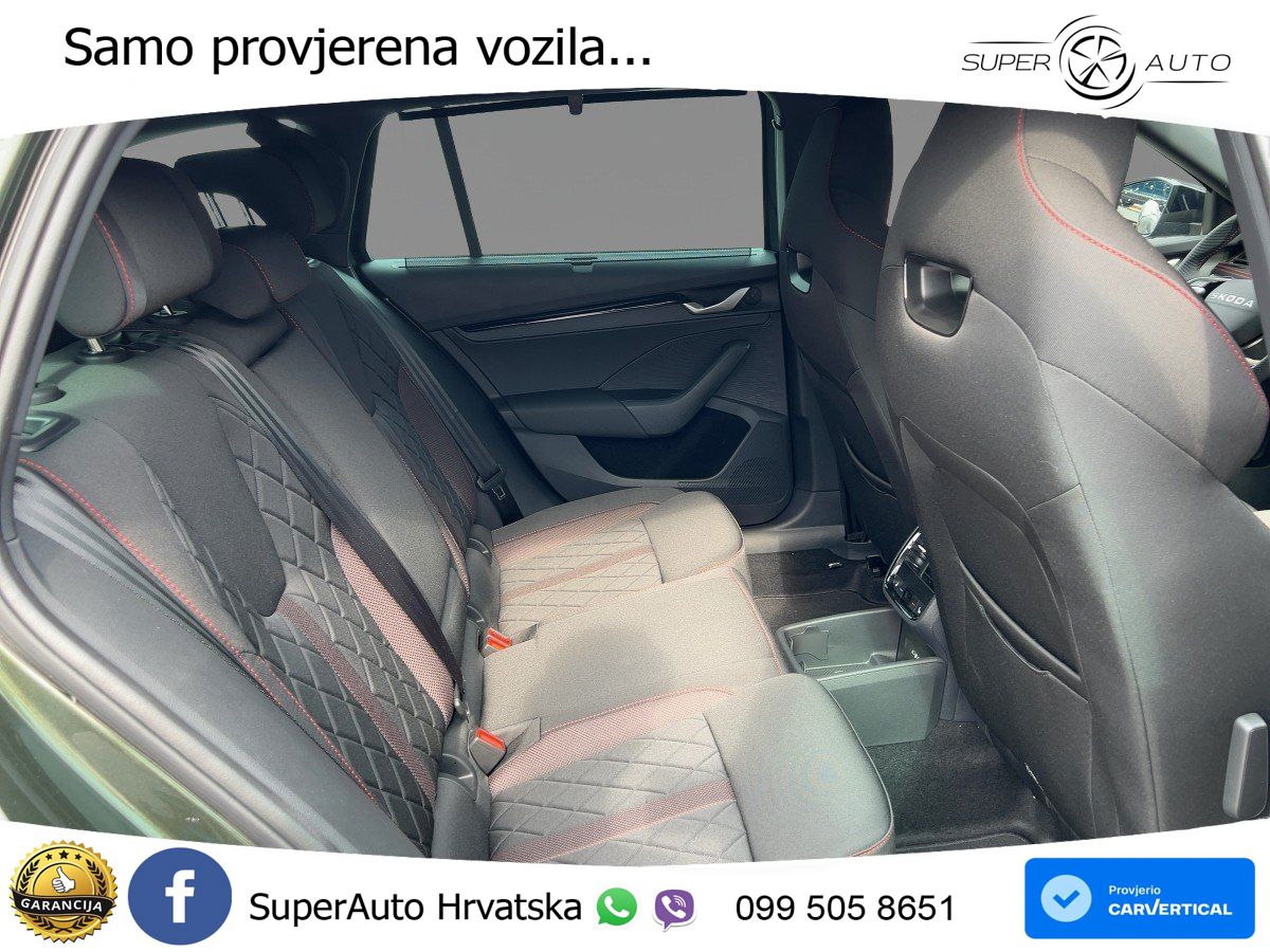Škoda Octavia Combi RS 2.0 TSI (265 KS) DSG LED+GR SJED+ACC