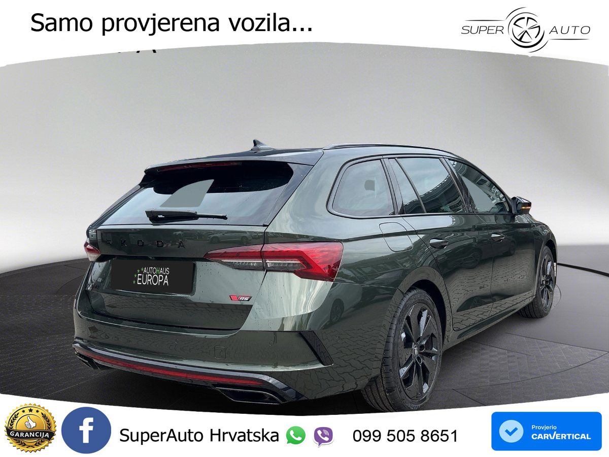 Škoda Octavia Combi RS 2.0 TSI (265 KS) DSG LED+GR SJED+ACC