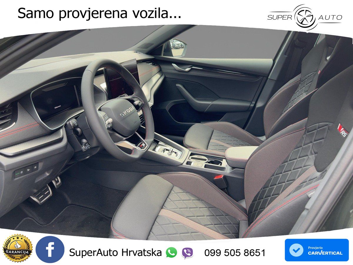 Škoda Octavia Combi RS 2.0 TSI (265 KS) DSG LED+GR SJED+ACC