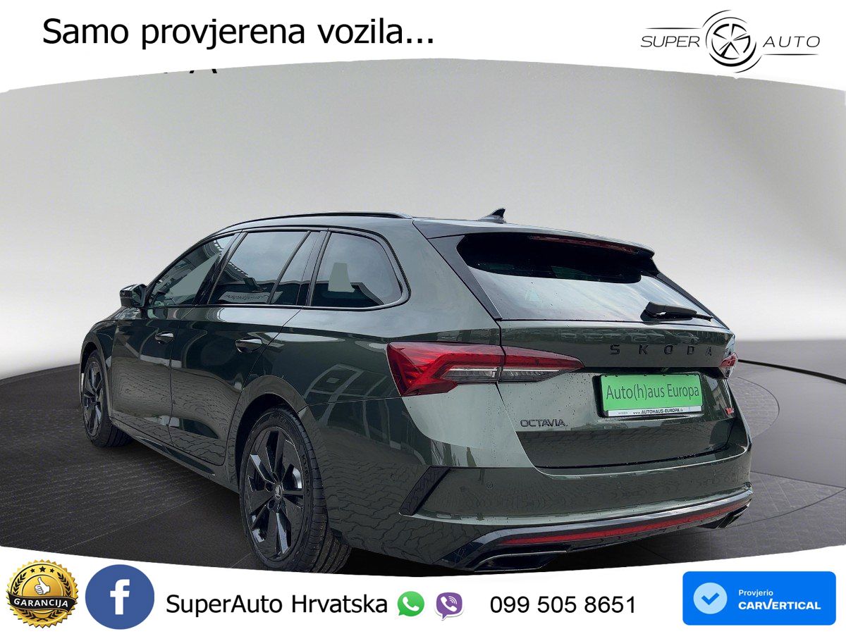 Škoda Octavia Combi RS 2.0 TSI (265 KS) DSG LED+GR SJED+ACC