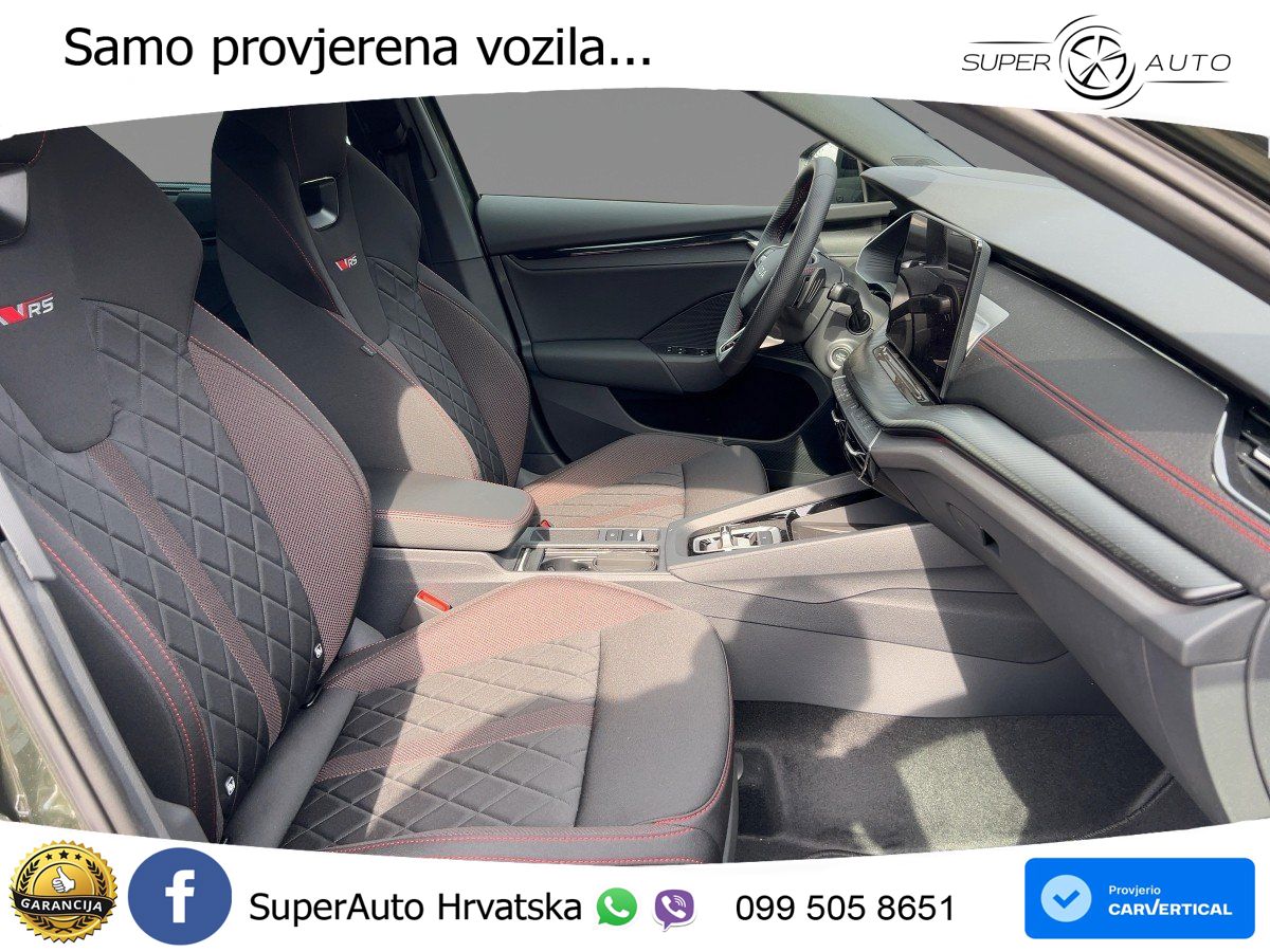 Škoda Octavia Combi RS 2.0 TSI (265 KS) DSG LED+GR SJED+ACC