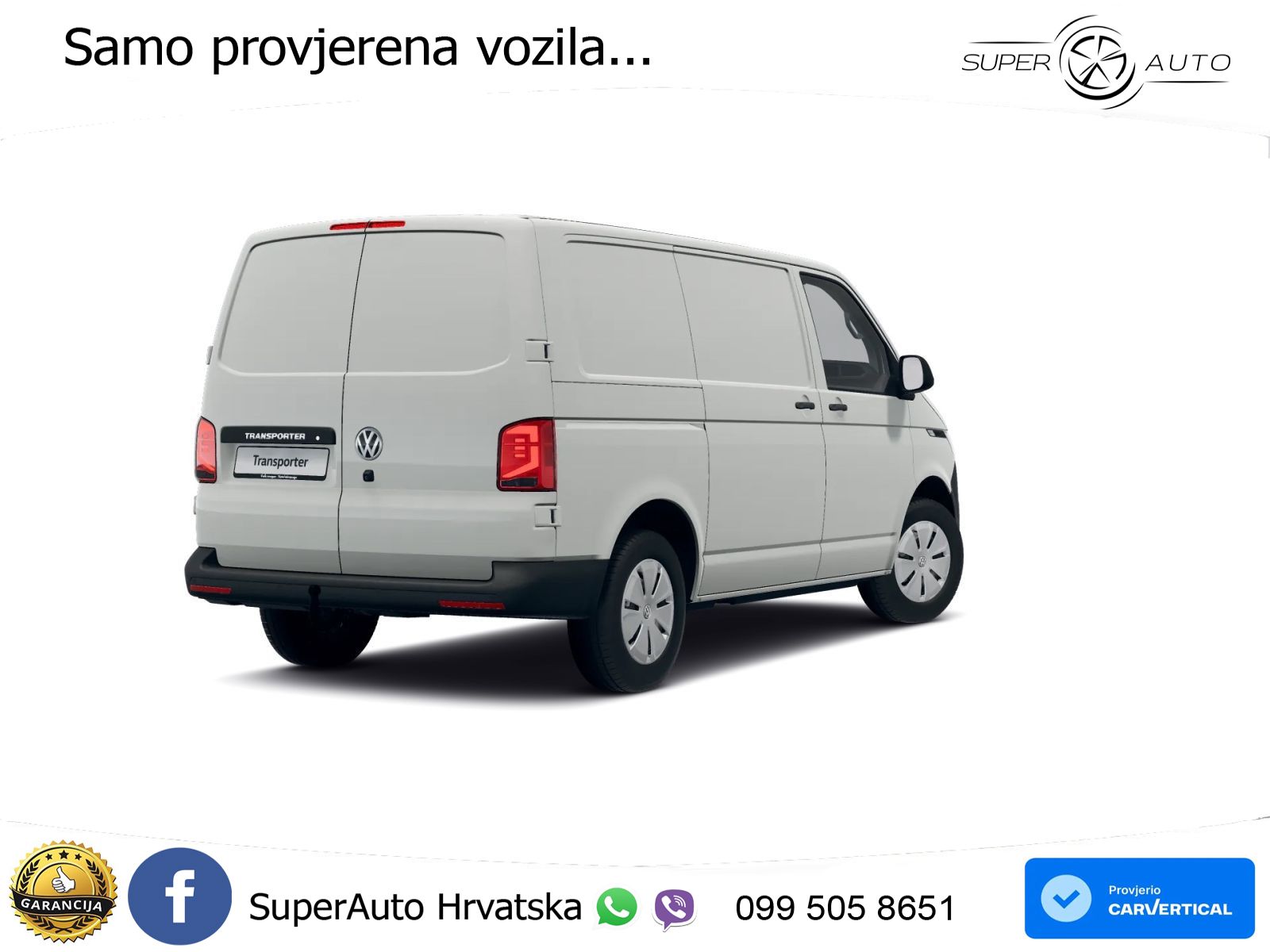 Volkswagen T6.1 Transporter Kasten 2.0TDI AHK NAN KAM ACC 150 KS