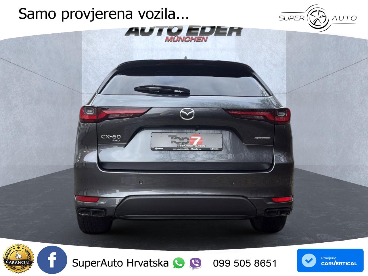 Mazda CX-60 2.5 e-Skyactiv (328 KS) AWD Automatic LED+GR SJED+ACC