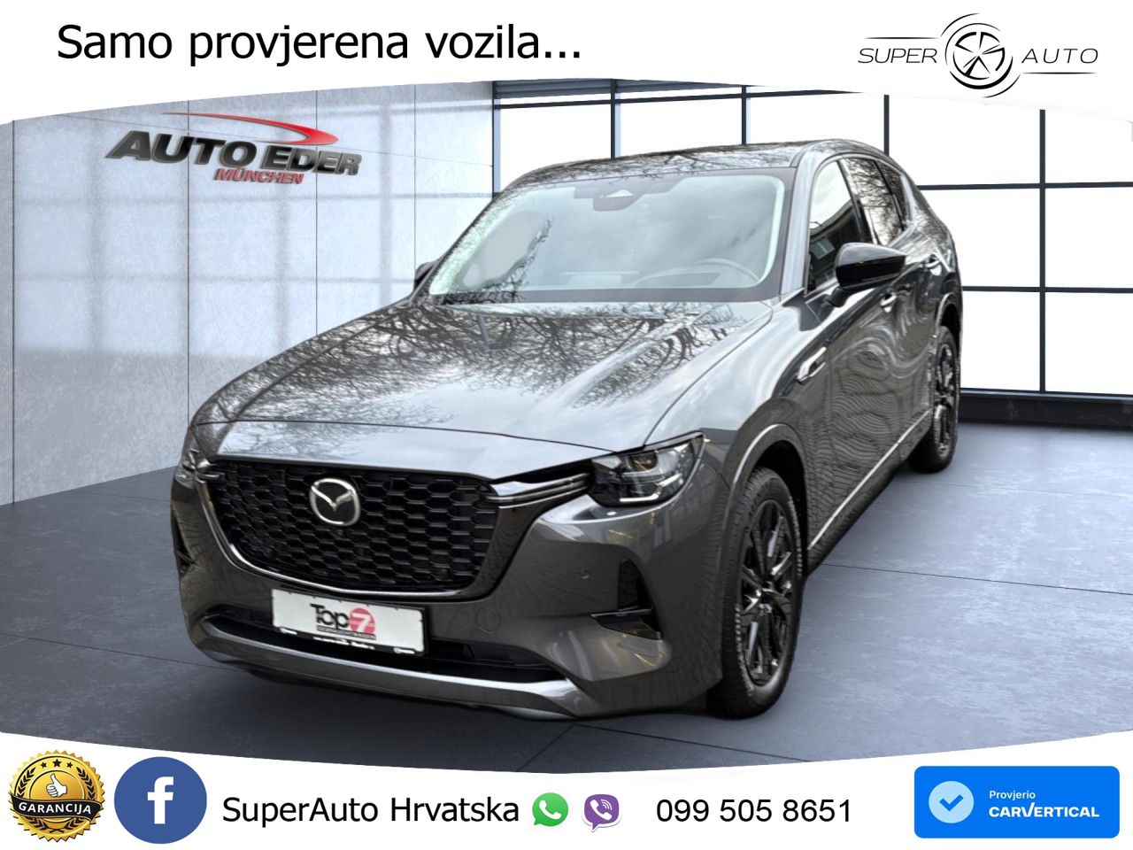 Mazda CX-60 2.5 e-Skyactiv (328 KS) AWD Automatic LED+GR SJED+ACC