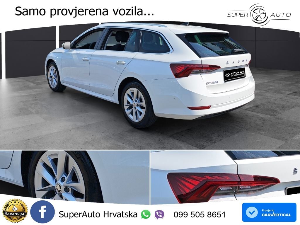 Škoda Octavia Combi 2.0 TDI (150 KS) DSG LED+GR SJED+ACC