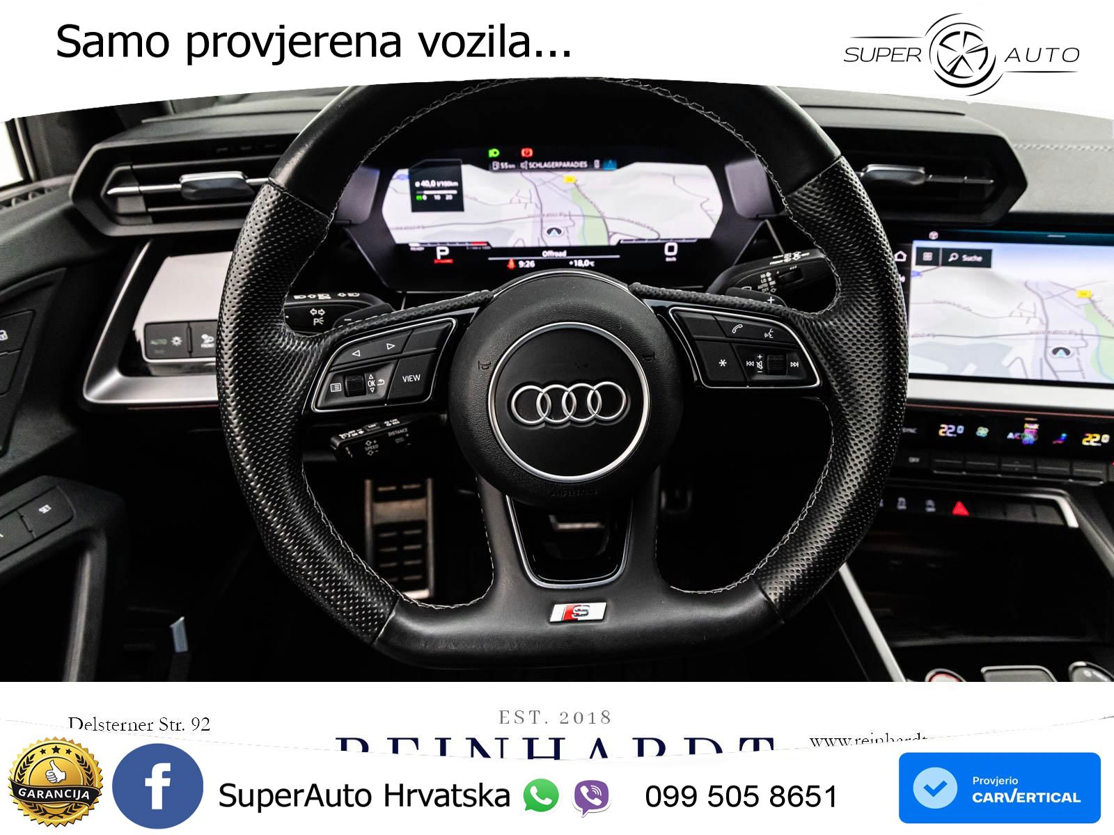 Audi S3 2.0 TFSI (310 KS) quattro S tronic LED+GR SJED+ACC