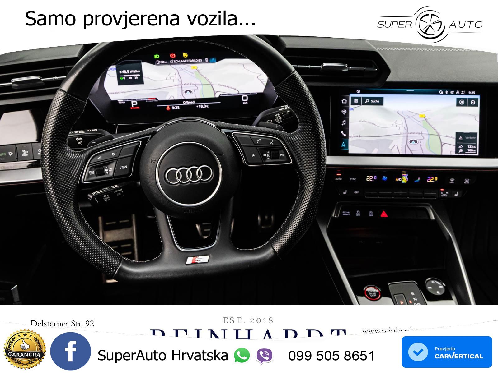 Audi S3 2.0 TFSI (310 KS) quattro S tronic LED+GR SJED+ACC