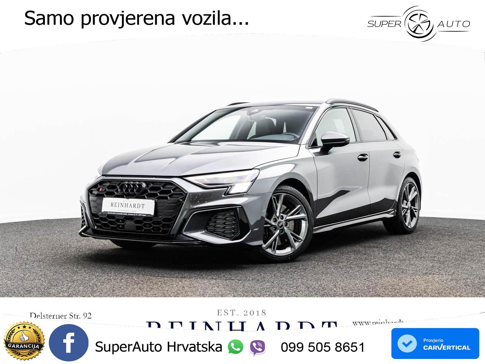 Audi S3 2.0 TFSI (310 KS) quattro S tronic LED+GR SJED+ACC
