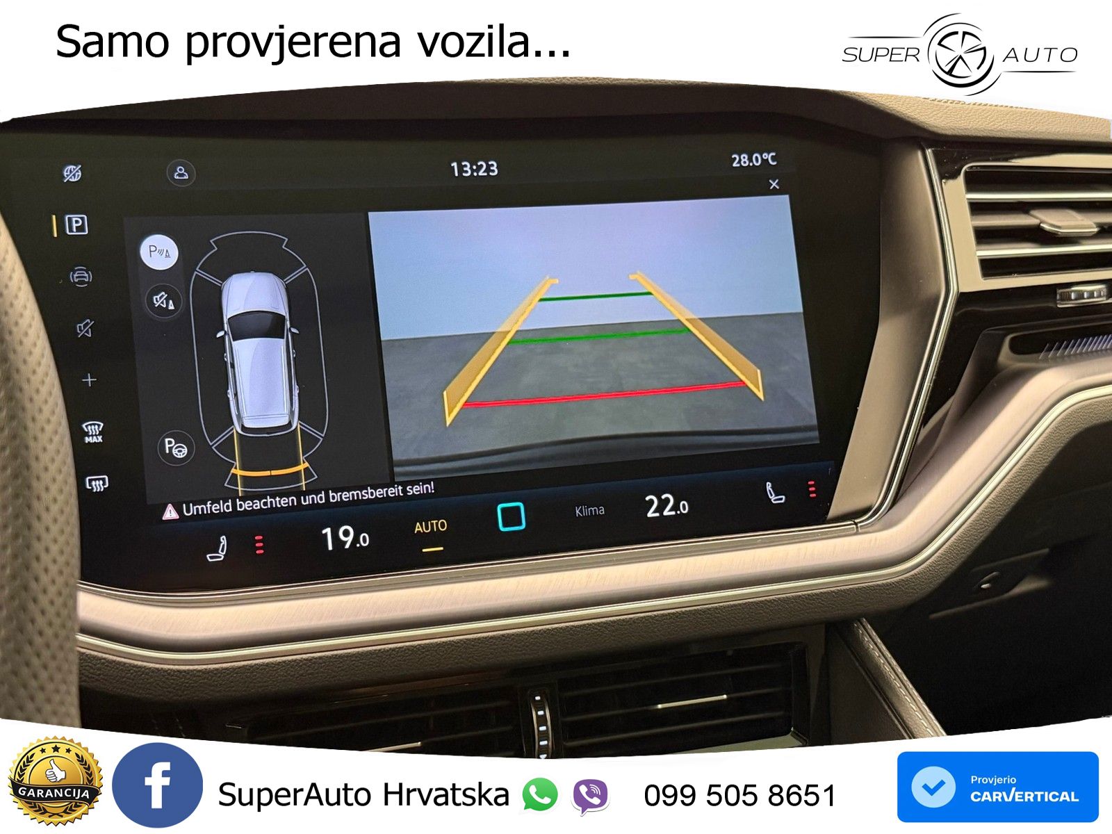 Volkswagen Touareg 3.0 V6 TDI (286 KS) 4MOTION Tiptronic ZRAČNI+ACC+GR SJED+KAM+PANO