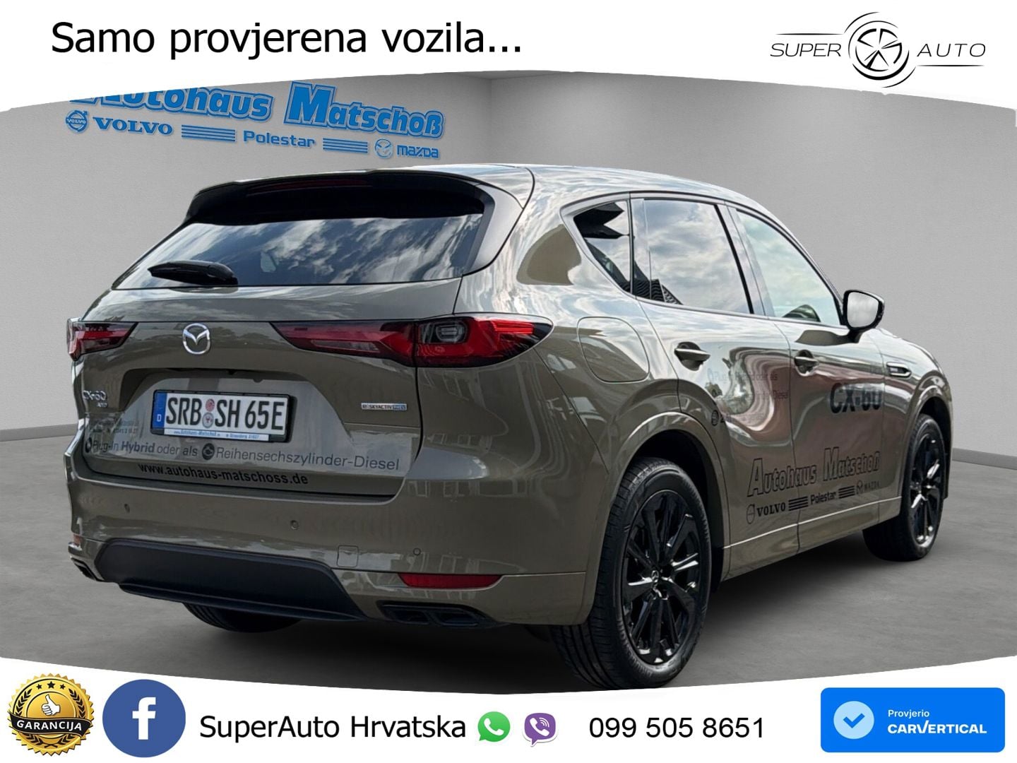 Mazda CX-60 2.5 e-Skyactiv (328 KS) AWD Automatic MATRIX+GR SJED+KAM