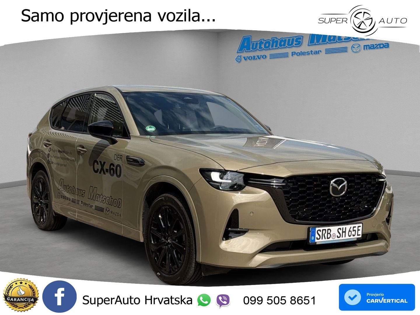 Mazda CX-60 2.5 e-Skyactiv (328 KS) AWD Automatic MATRIX+GR SJED+KAM