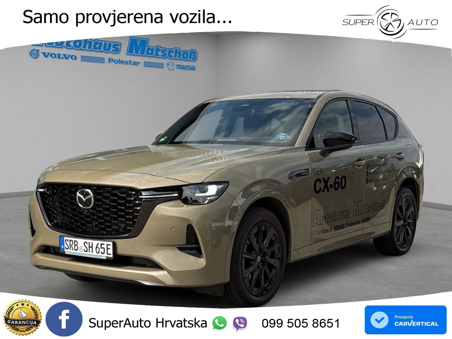 Mazda CX-60 2.5 e-Skyactiv (328 KS) AWD Automatic MATRIX+GR SJED+KAM