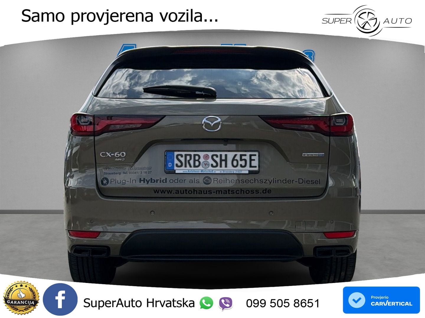 Mazda CX-60 2.5 e-Skyactiv (328 KS) AWD Automatic MATRIX+GR SJED+KAM