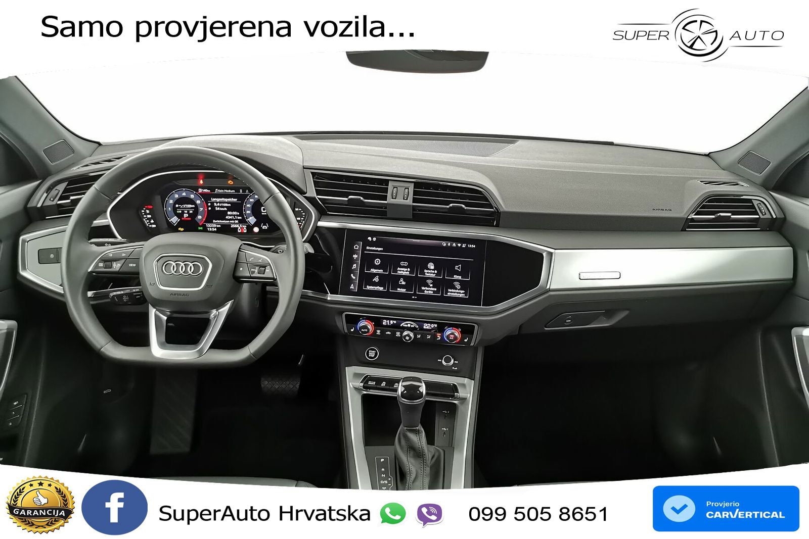 Audi Q3 II Sportback 40 TFSI (190 KS) quattro S tronic LED+GR SJED+ACC