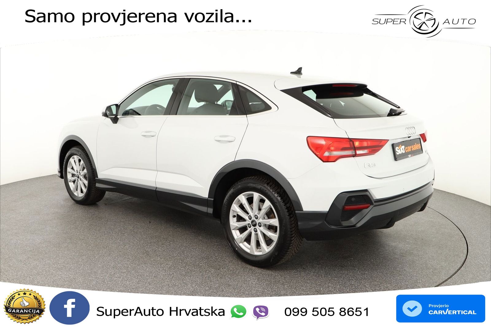 Audi Q3 II Sportback 40 TFSI (190 KS) quattro S tronic LED+GR SJED+ACC