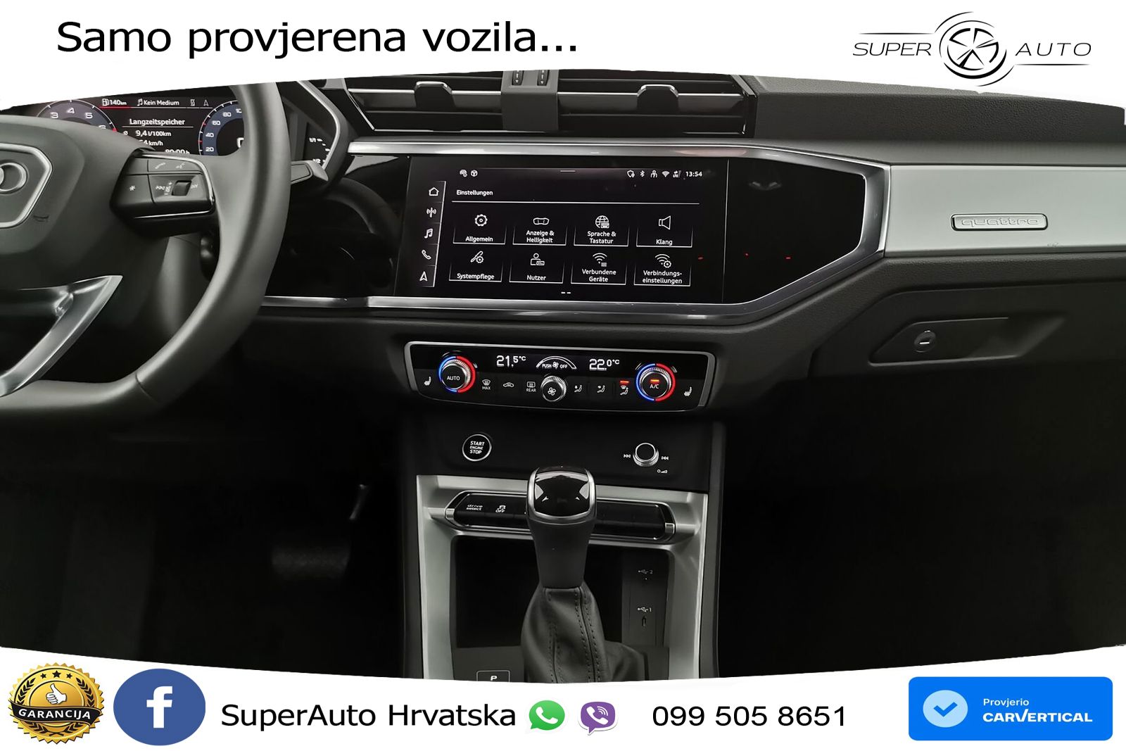 Audi Q3 II Sportback 40 TFSI (190 KS) quattro S tronic LED+GR SJED+ACC