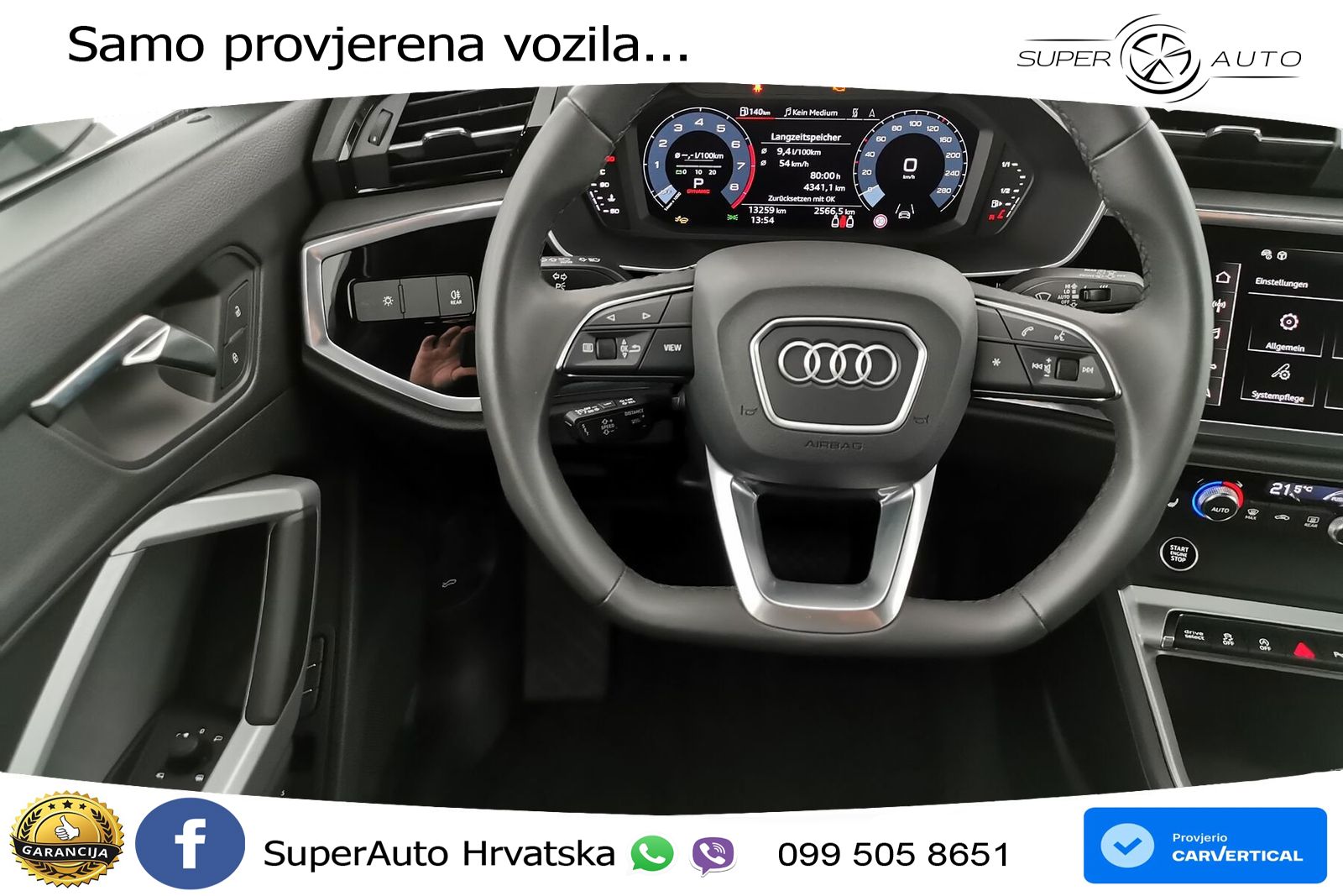 Audi Q3 II Sportback 40 TFSI (190 KS) quattro S tronic LED+GR SJED+ACC